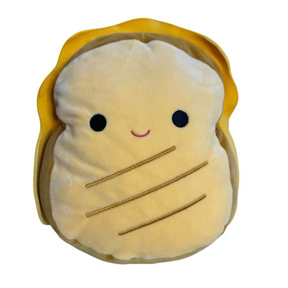 Squishmallows Lil' Gouda 12 inch Grilled Cheese Sandwich Plush Food Series - Picture 1 of 6